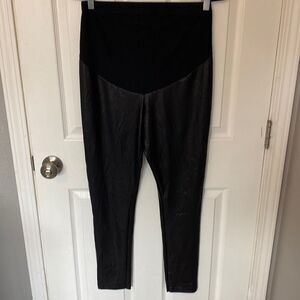 ASOS- maternity faux leather leggings- Size 8